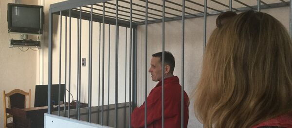 Георгий Жук перед началом суда - Sputnik Беларусь