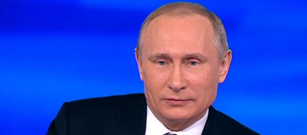 СПУТНИК_Прямая линия с Путиным: инфляция, терроризм, санкции и &quot;панамское досье&quot; - Sputnik Беларусь