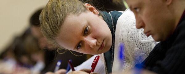 Акция Тотальный диктант. Архивное фото - Sputnik Беларусь