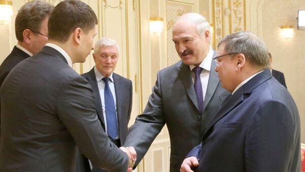 Встреча Александра Лукашенко с губернатором Ивановской области Павлом Коньковым - Sputnik Беларусь