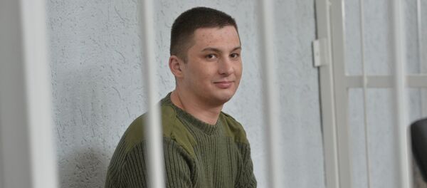 Тарас Аватаров в суде Фрунзенского района Минска Тарас Аватаров в суде Фрунзенского района Минска - Sputnik Беларусь