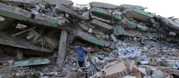 Последствия землетрясения в Эквадоре - Sputnik Беларусь