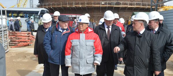 Глава МАГАТЭ посещает строительную площадку БелАЭС в Островце - Sputnik Беларусь