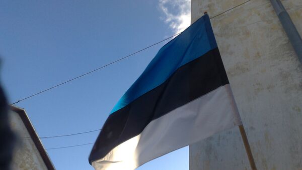 Флаг Эстонии. Архивное фото - Sputnik Беларусь