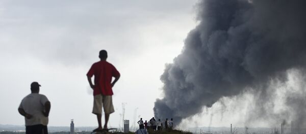 Последствия взрыва на заводе в Мексике - Sputnik Беларусь