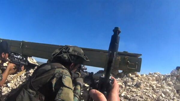 Спутник_Военные сирийской армии сняли на GoPro обстрелы позиций боевиков в Латакии - Sputnik Беларусь