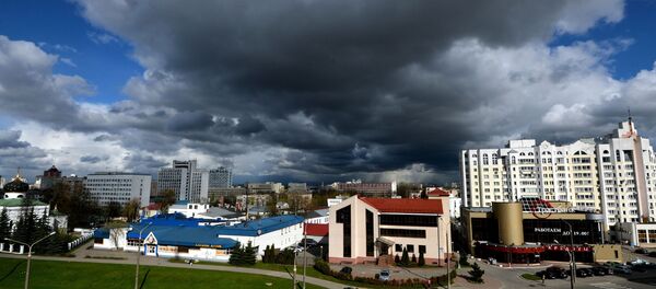 Грозовая туча над Минском - Sputnik Беларусь