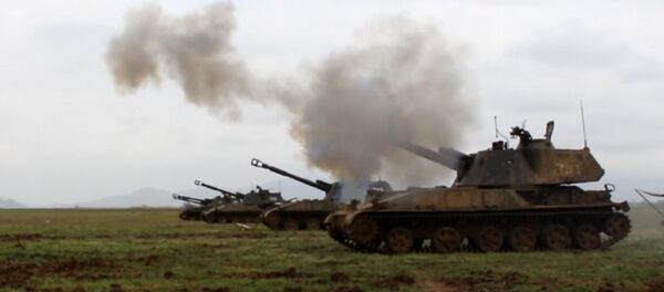 Последний довод. В Дагестане артиллеристы поразили сотню целей - Sputnik Беларусь