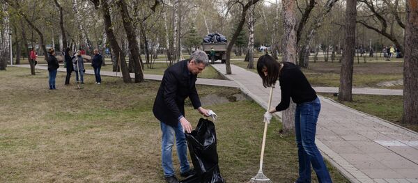 Городской субботник - Sputnik Беларусь