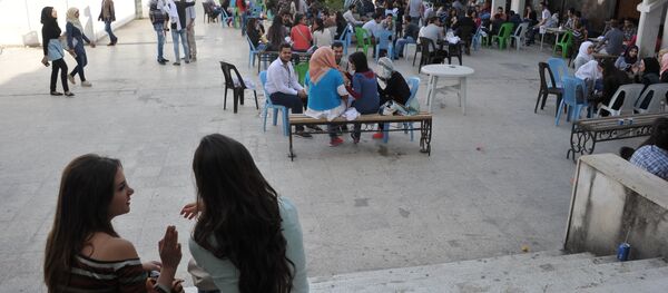 Студенты Тишринского университета в Сирии - Sputnik Беларусь