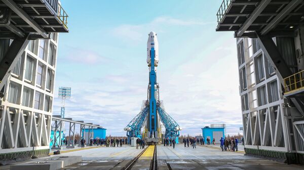 Ракета Союз-2.1а с космическими аппаратами на стартовой площадке космодрома Восточный - Sputnik Беларусь