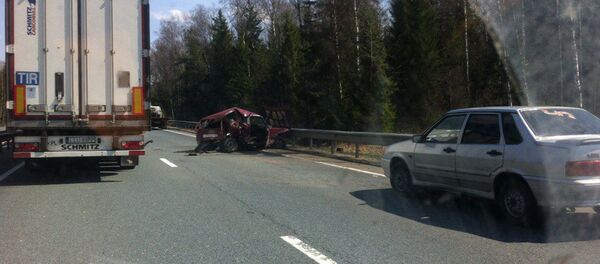 Последствия аварии в Смоленской области - Sputnik Беларусь