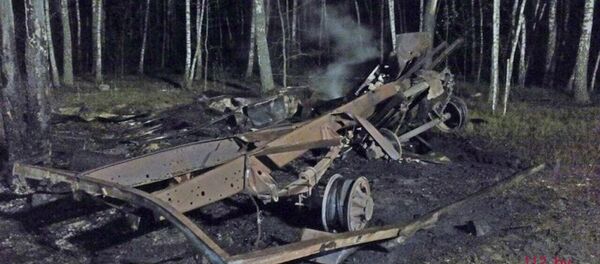 Сгоревшая бытовка - Sputnik Беларусь