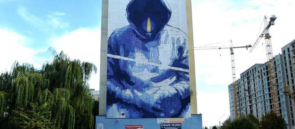 Граффити Ангел смерти в Минске - Sputnik Беларусь