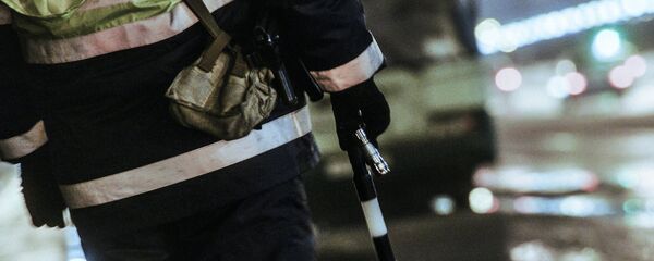 Сотрудник дорожно-патрульной службы - Sputnik Беларусь