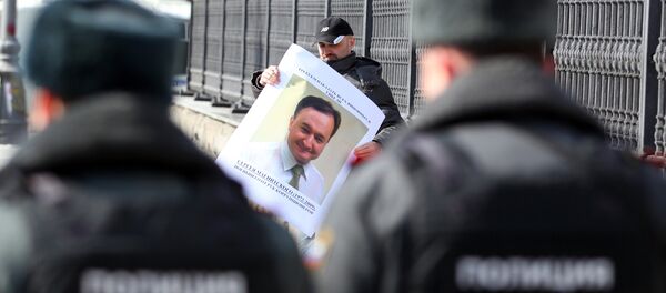 Акция против полицейского произвола в деле Магнитского Акция против полицейского произвола в деле Магнитского - Sputnik Беларусь