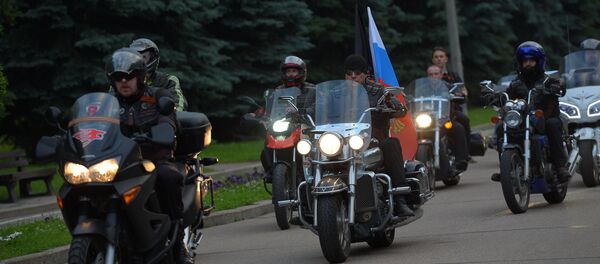 Байкеры клуба Ночные волки. Архивное фото - Sputnik Беларусь