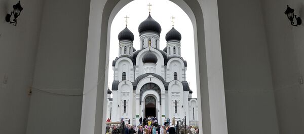 Свято-Феодоровский собор в Пинске в Великую Субботу. - Sputnik Беларусь