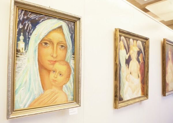 На выставке Алексея Кузьмича в Риге На выставке Алексея Кузьмича в Риге - Sputnik Беларусь