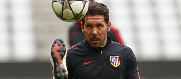 Главный тренер мадридского Атлетико Диего Симеоне - Sputnik Беларусь