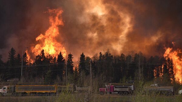 Пожар в канадской провинции Альберта - Sputnik Беларусь