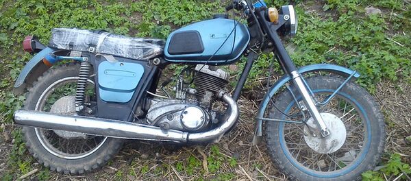 Найденный в Молодечненском районе мотоцикл Найденный в Молодечненском районе мотоцикл - Sputnik Беларусь