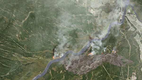 Лесной пожар в канадской провинции Альберта - Sputnik Беларусь
