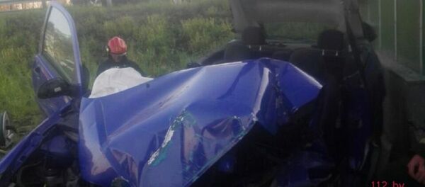 Авария на МКАД возле улицы Кижеватова - Sputnik Беларусь