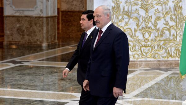 Президент Туркменистана Гурбангулы Бердымухамедов и президент Беларуси Александр Лукашенко - Sputnik Беларусь