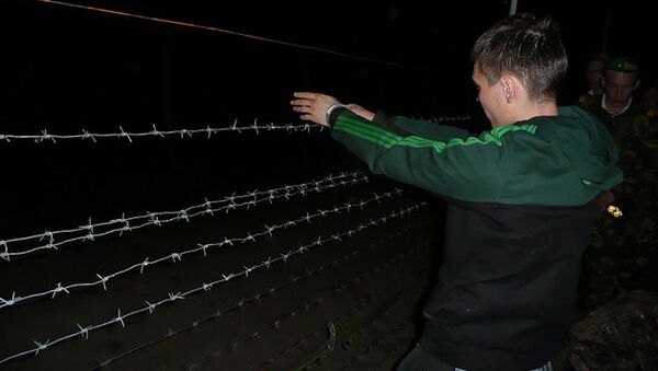 Задержанный нарушитель границы - Sputnik Беларусь