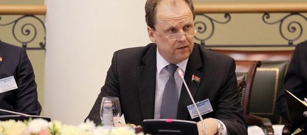 Председатель Постоянной комиссии Палаты представителей по правам человека, национальным отношениям и средствам массовой информации Андрей Наумович Председатель Постоянной комиссии Палаты представителей по правам человека, национальным отношениям и средствам массовой информации Андрей Наумович - Sputnik Беларусь