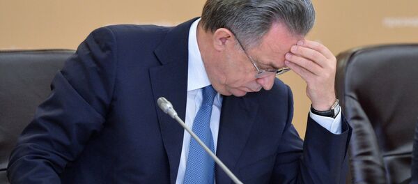 Министр спорта РФ, президент Российского футбольного союза Виталий Мутко Министр спорта РФ, президент Российского футбольного союза Виталий Мутко - Sputnik Беларусь