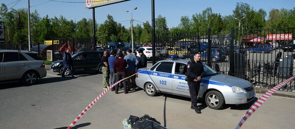 Массовая драка на Хованском кладбище в Москве Массовая драка на Хованском кладбище в Москве - Sputnik Беларусь