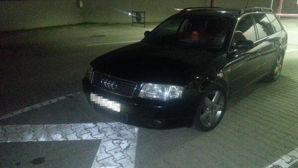 Задержанный в Литве автомобиль Audi - Sputnik Беларусь