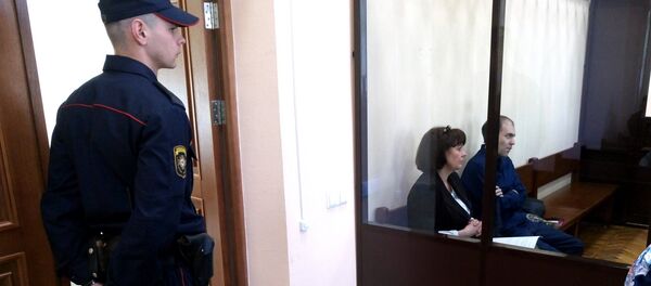 Процесс над судьями Экономического суда Минска Юрием Грушецким и Еленой Мельниковой - Sputnik Беларусь