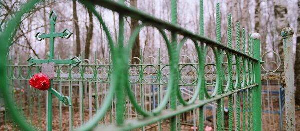 Сельское кладбище, архивное фото Сельское кладбище, архивное фото - Sputnik Беларусь