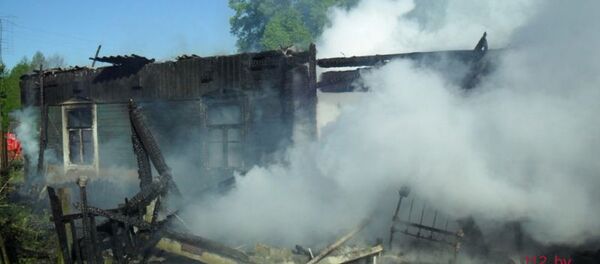 Пожар в Сморгонском районе Пожар в Сморгонском районе - Sputnik Беларусь