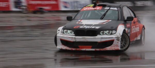 Дождевые заносы и пончики: этап чемпионата по дрифту в Минске - Sputnik Беларусь