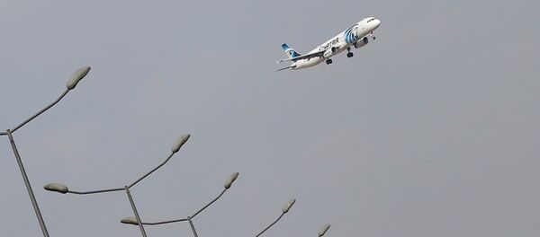 An EgyptAir plane lands at Cairo Airport in Egypt May 19, 2016 - Sputnik Беларусь