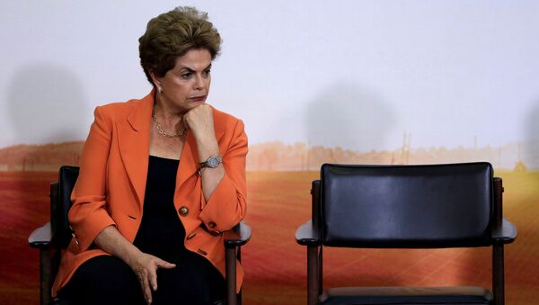 Отстраненная с поста президента Бразилии Дилма Роуссефф - Sputnik Беларусь