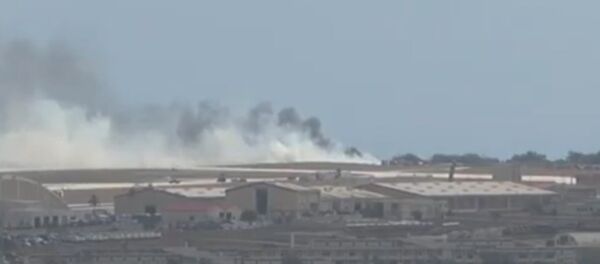 Спутник_Густой дым поднимался над местом крушения американского B-52 в Гуаме - Sputnik Беларусь