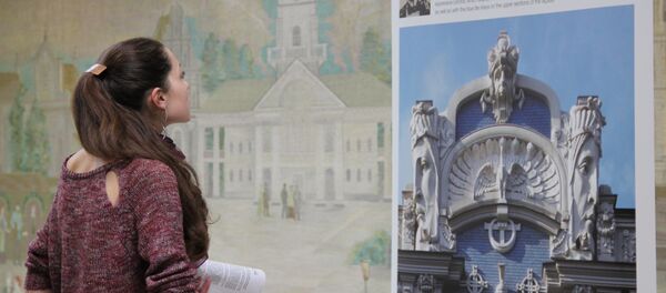 Лекция по югендстилю от представителей делегации из Риги Лекция по югендстилю от представителей делегации из Риги - Sputnik Беларусь