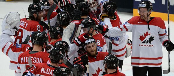 Хоккей. Чемпионат мира. Матч Канада - США Хоккей. Чемпионат мира. Матч Канада - США - Sputnik Беларусь