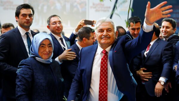 Новоизбранный глава правящей партии Турции Бинали Йылдырым - Sputnik Беларусь