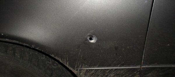 Следы от пуль в автомобиле - Sputnik Беларусь