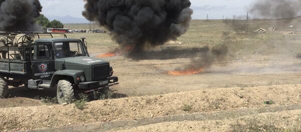 Подразделения МВД отработали сценарий учений Кобальт-2016 - Sputnik Беларусь