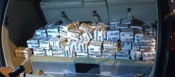 Партия гашиша в багажнике внедорожника - Sputnik Беларусь