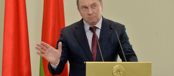 Министр иностранных дел Беларуси Владимир Макей Министр иностранных дел Беларуси Владимир Макей - Sputnik Беларусь
