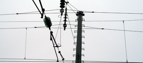 Контактная линия железной дороги Контактная линия железной дороги - Sputnik Беларусь