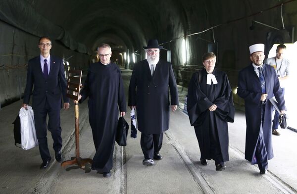 В церемонии открытия участие приняли представители четырех религиозных конфессий  - Sputnik Беларусь